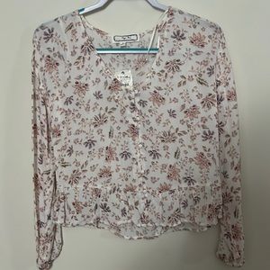 Hippie rose long sleeve top